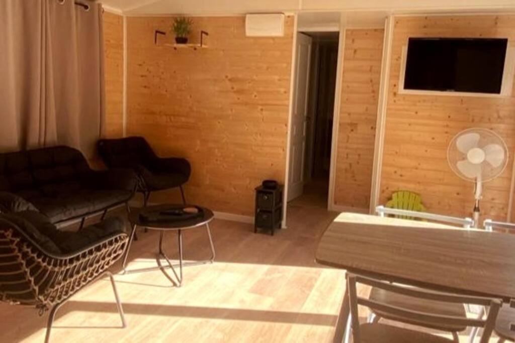 Mobil Home De Patricia Et Franck A ซีฌ็อง ภายนอก รูปภาพ